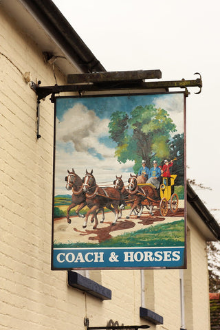 The Coach & Horses - Pub signage