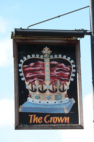 The Crown - Home bar sign