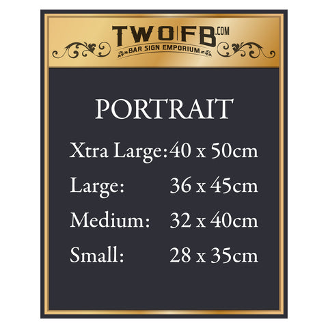 Bar sign Size guide, Pub signs, Sign printer, Printed signs, Garden signs, Custom Signs, Sign Printing.
