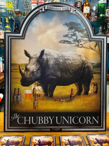 Chubby Unicorn - Custom Pub Sign