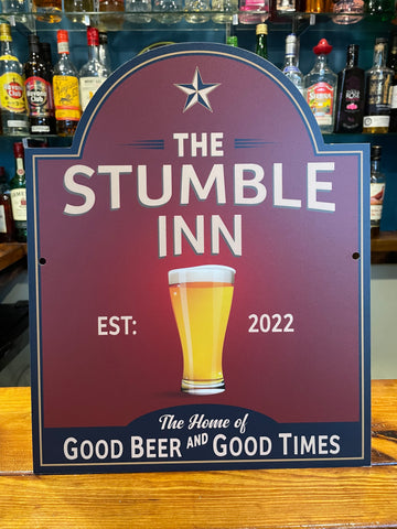 Stumble Inn pub sign - Traditional Bar Sign