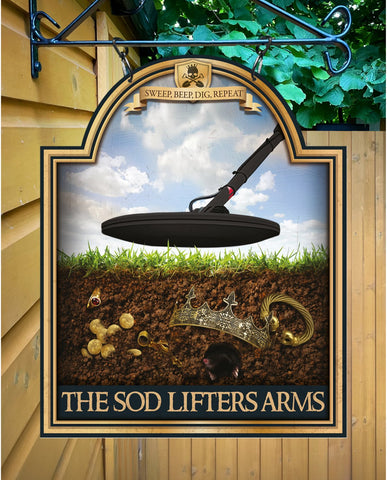 Sod Lifters custom home bar sign