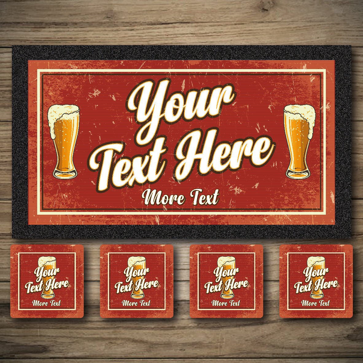 Personalised Bar Mats | Drip Mats | Custom Bar Runners | Sup it & See –  