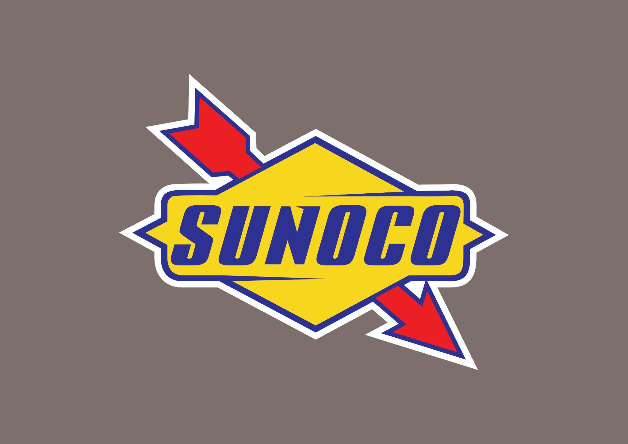 Sunoco Fuel Decal Sticker Choose Size 3M – Hell Graphics