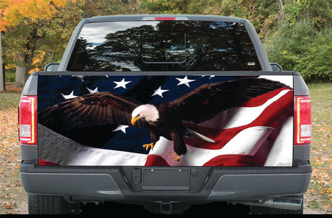 large eagle truck graphic