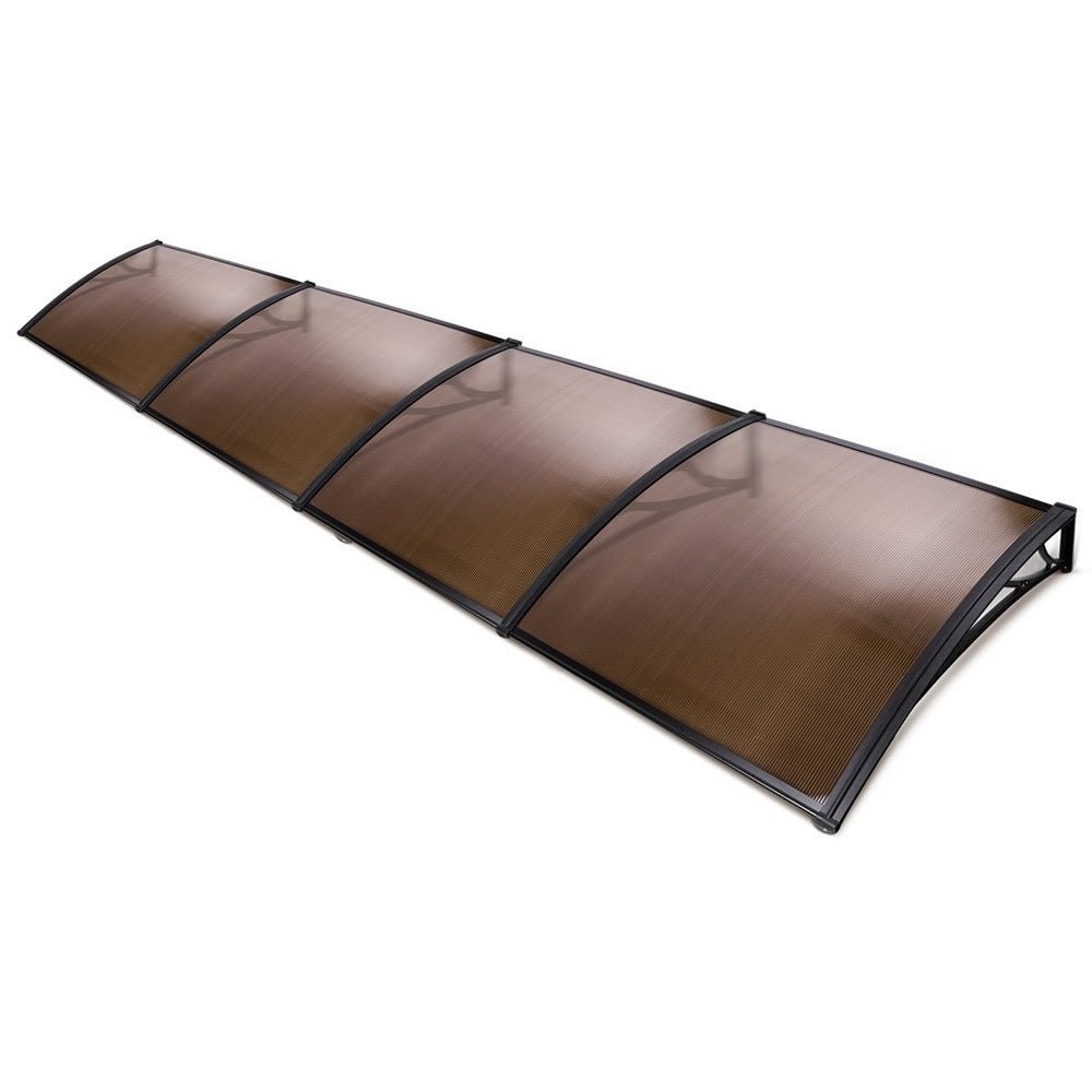 Instahut Window Door Awning Door Canopy Patio UV Sun Shield 1mx4m DIY -  Outdoorium