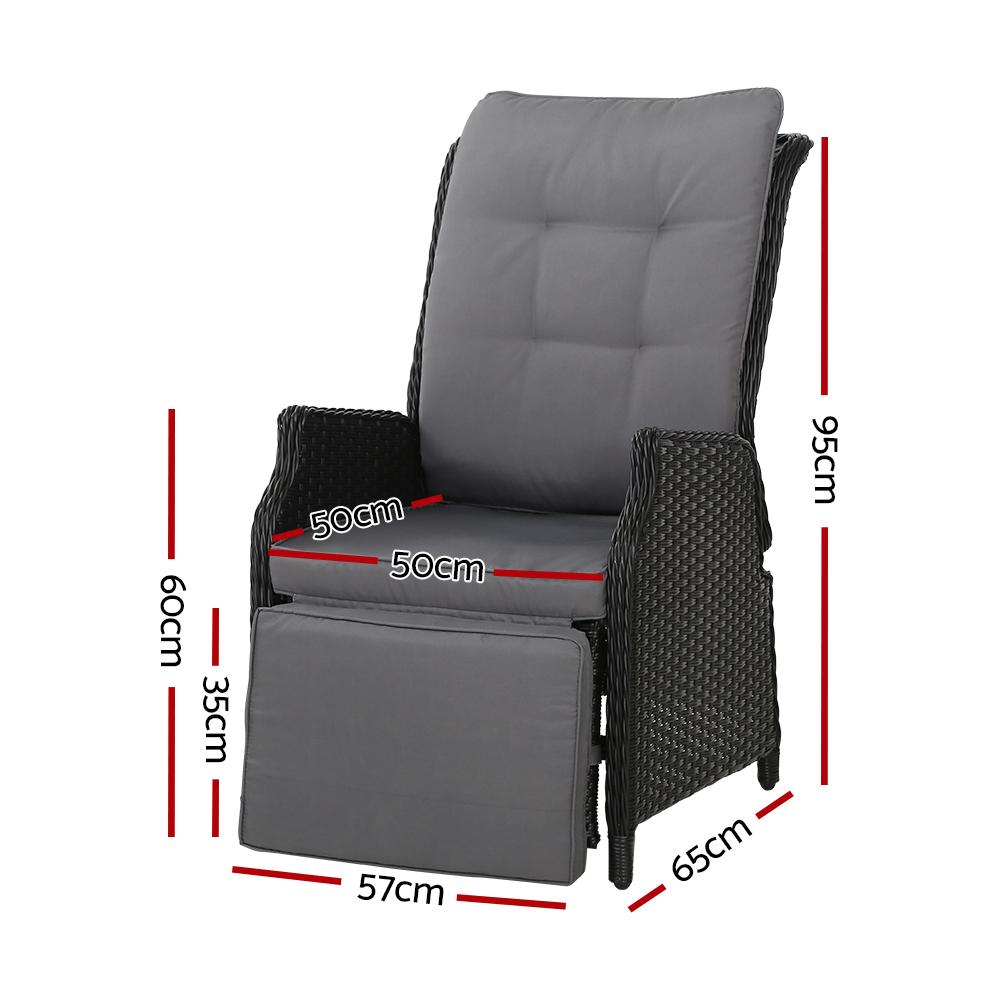 indoor outdoor recliner chair