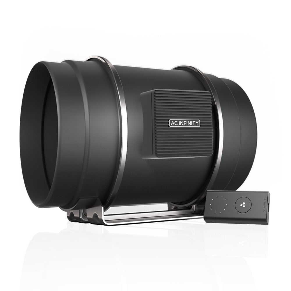 AC Infinity CLOUDLINE PRO S8 | Quiet Inline Duct Fan System with Speed Controller | 8-inch