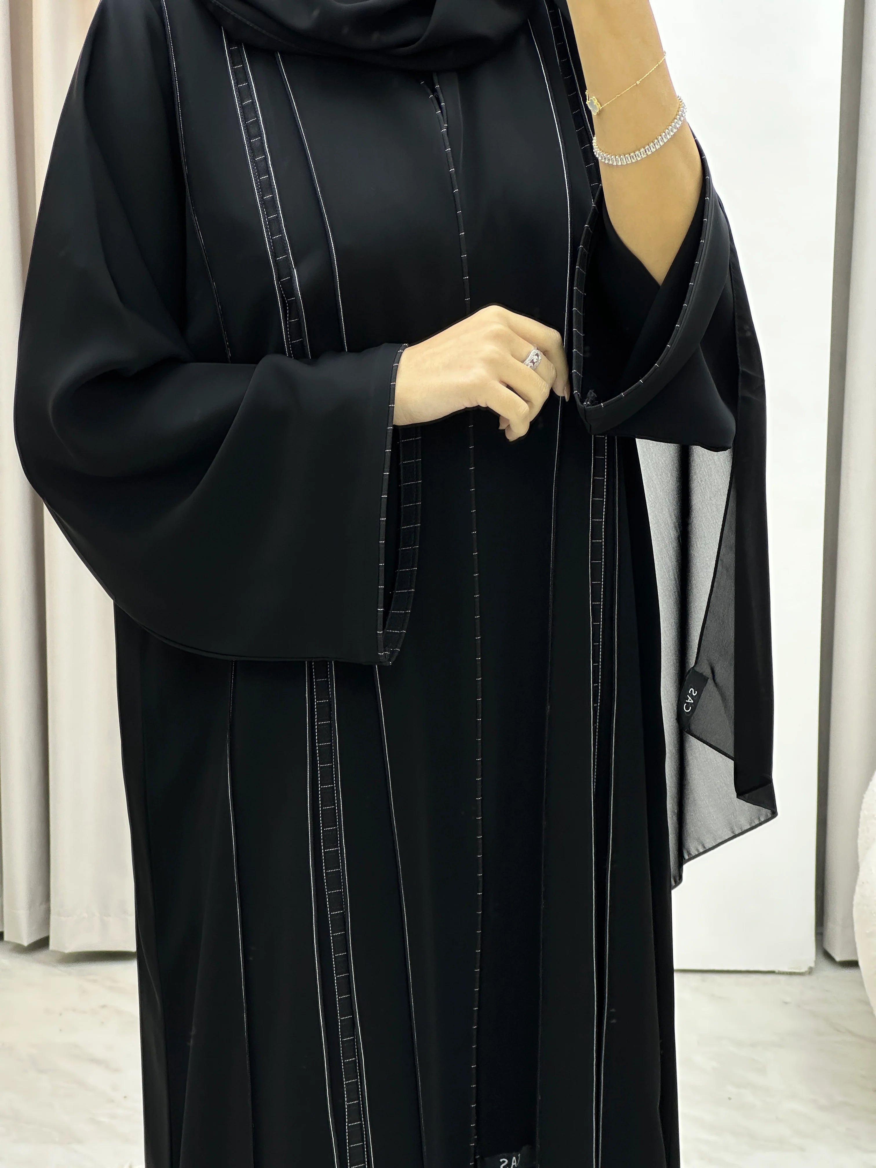 simple black abaya designs