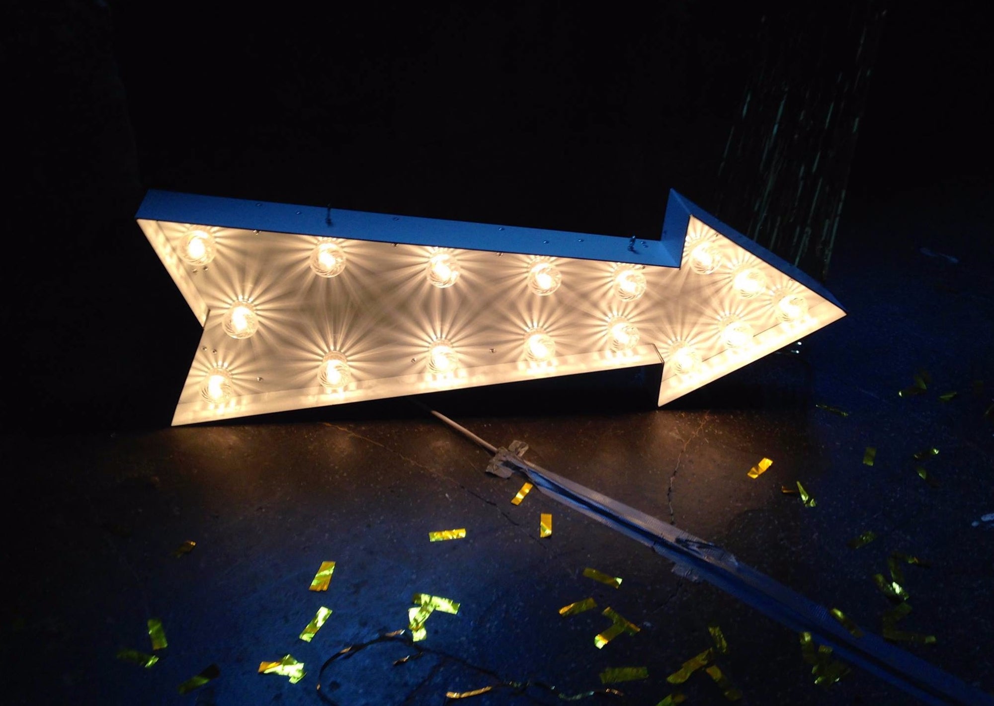 Hire White Light-Up Star