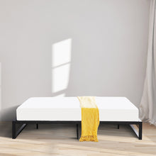 Load image into Gallery viewer, Milano Decor Florence Metal Bed Frame Mattress Base Platform Modern Black - King - Black
