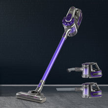 Load image into Gallery viewer, Devanti 150 Cordless Handheld Stick Vacuum Cleaner 2 Speed   Purple And Grey
