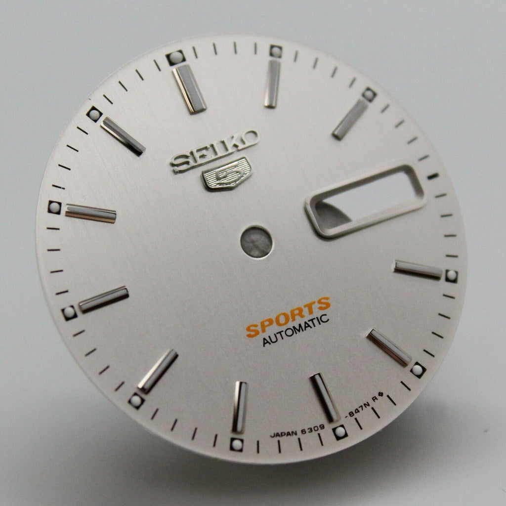 Dial for Seiko 6309-836A 836B Silver Seiko 5 Sport Automatic Dial Part – A  parts