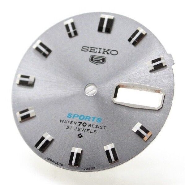 Silver Dial for Vintage Seiko Rally 6119 7170 , 6119- 7173 Diver Sport – A  parts
