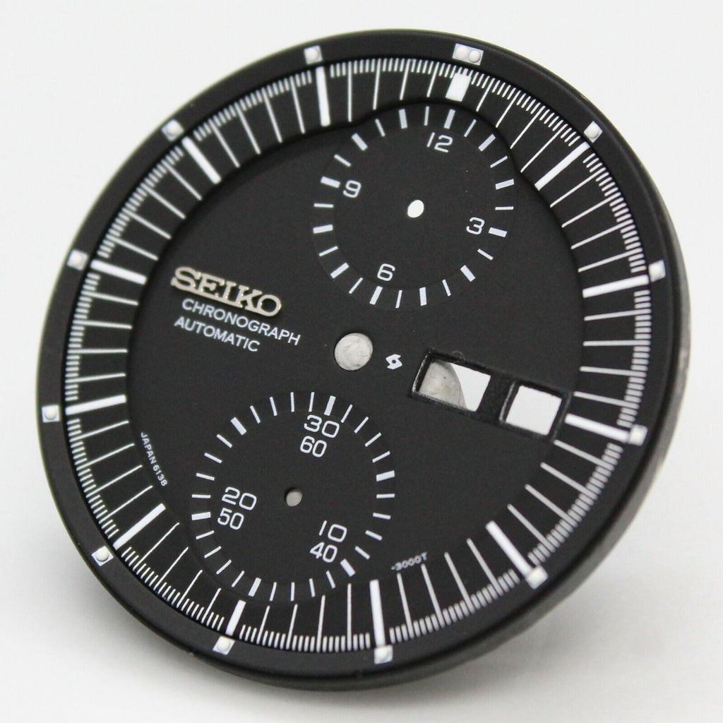 Black Dial with Ring For SEIKO Jumbo 6138-3002 6138-3003 6138-3000 613 – A  parts