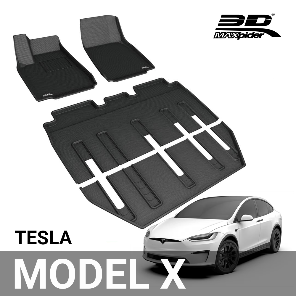 3D MAXpider Custom Fit Kagu Floor Mat (Black) for 2020-2023 Tesla