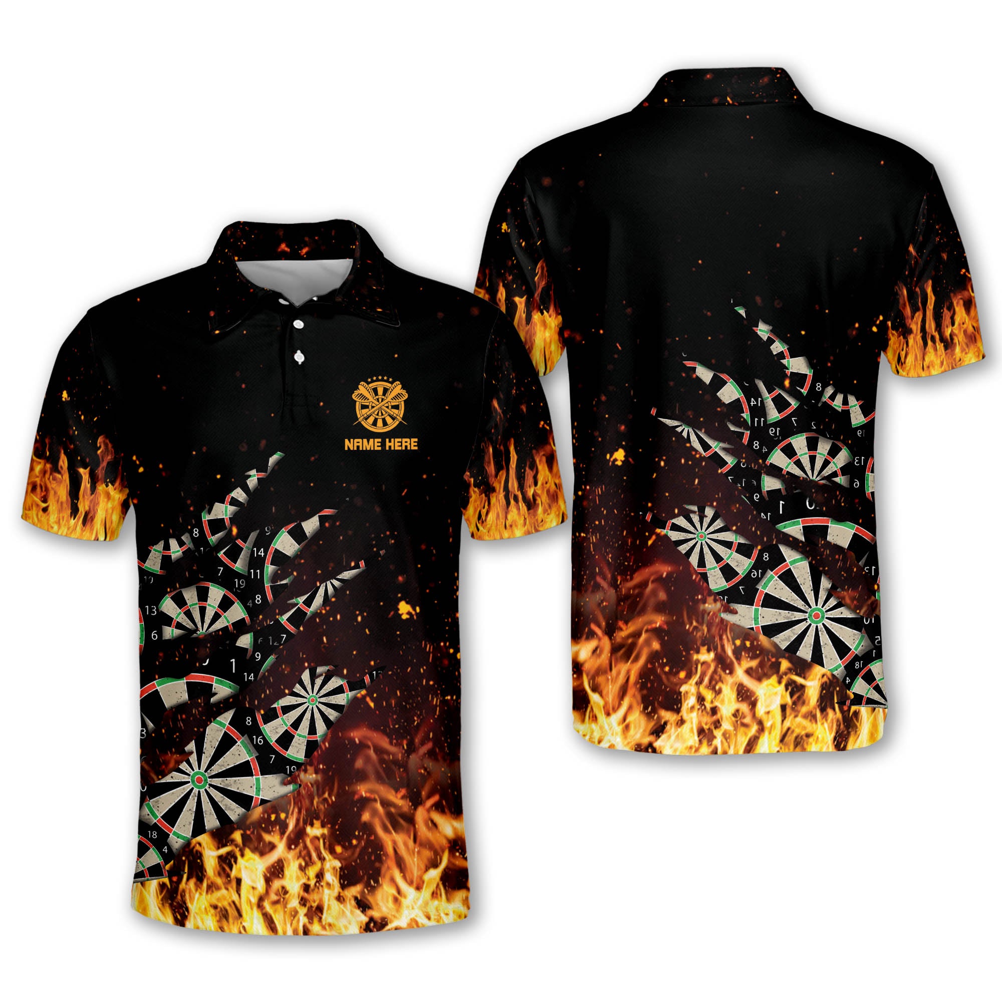 Lasfour Custom Dart Shirts for Men, Personalized Dart Team Shirts ...