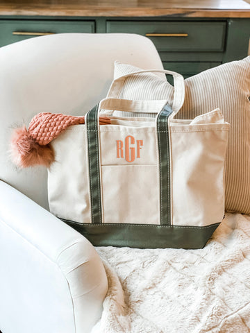 Classic Monogrammed Duffel Bag - Sunny and Southern