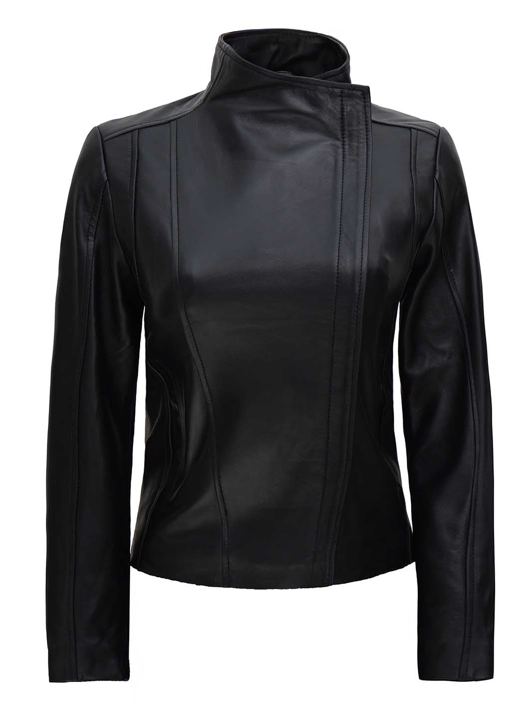 Arezzo Leather Jacket Women | Real Leather | Decrum