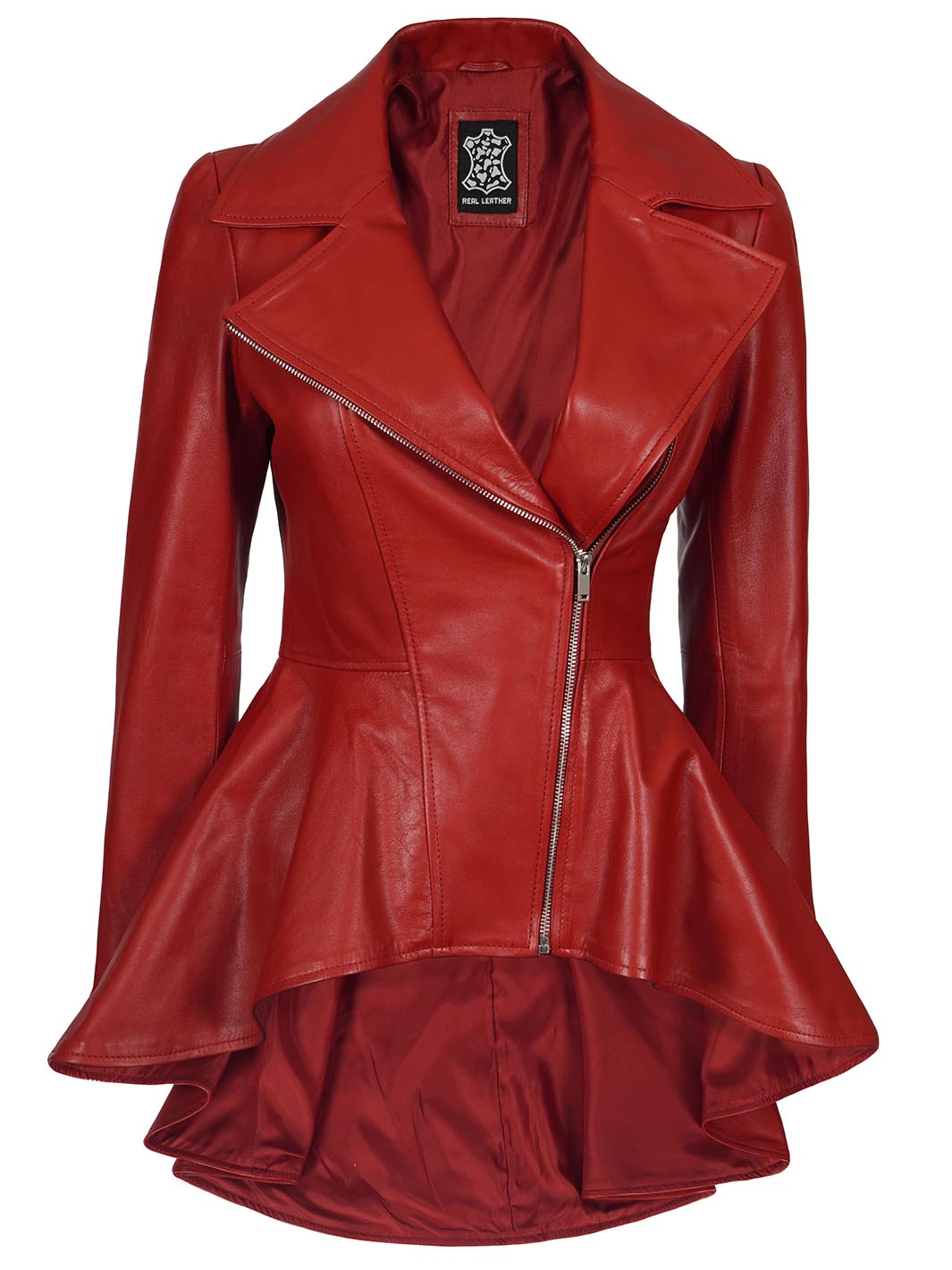 Clarissa Faux Leather Bomber Jacket