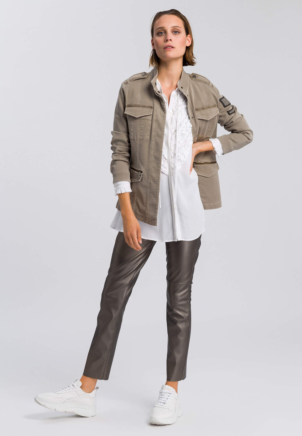 MARC AUREL JADE FAUX LEATHER PANT – Elaine Dickinson