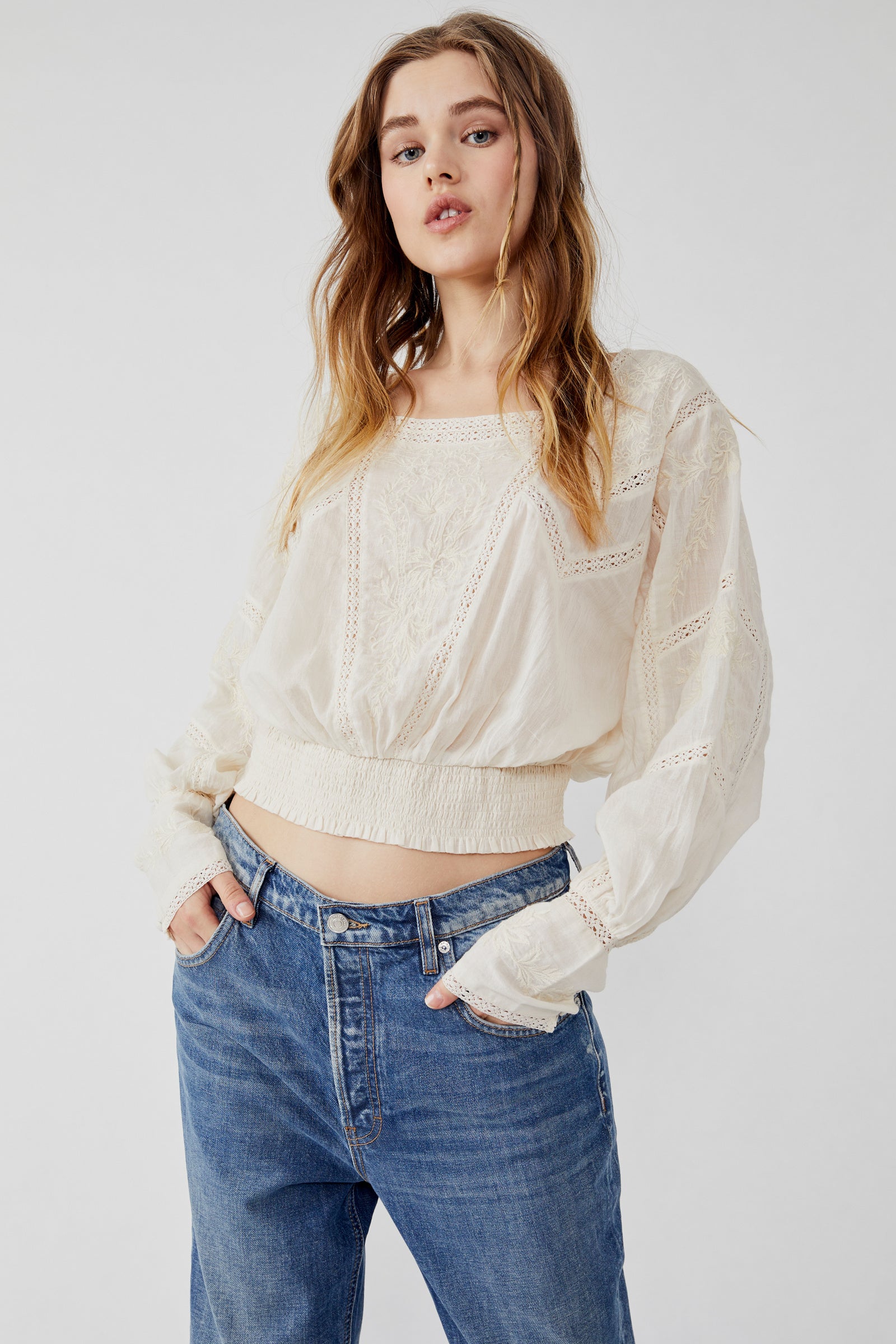 freepeople lace top