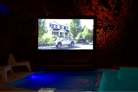 EPIC Patio 150 outdoor movie screen