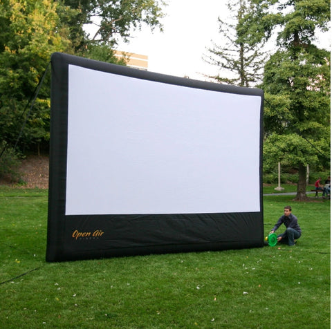 Open Air Cinema Home 16’ white big Screen