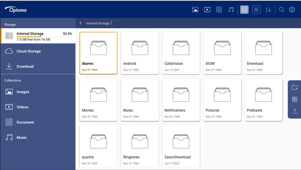 Optoma File Manager