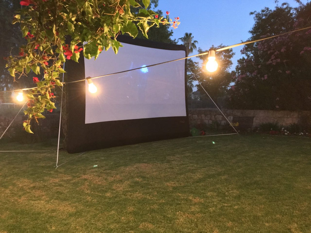 Do you need a projector screen for your backyard?