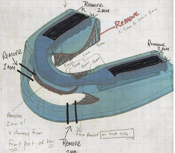 Sketch of an early AIRWAAV prototype by Dr. Gardner