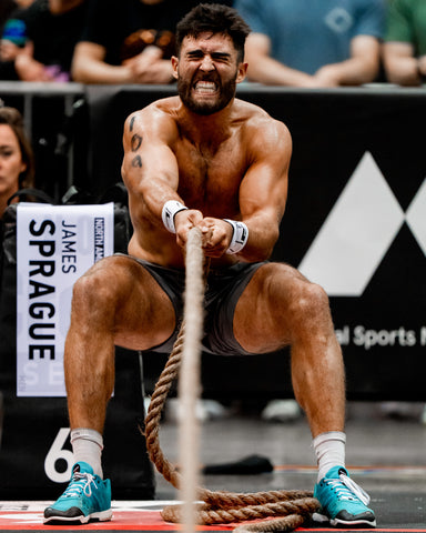 James Sprague pulls the rope with AIRWAAV in at CrossFit Semifinals