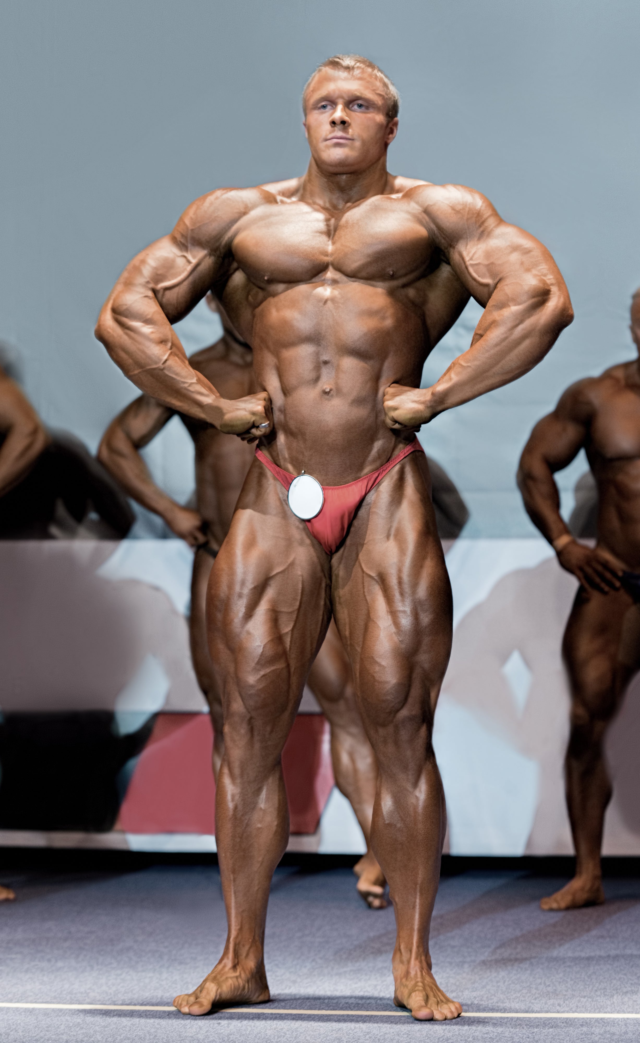 Body Builder posing