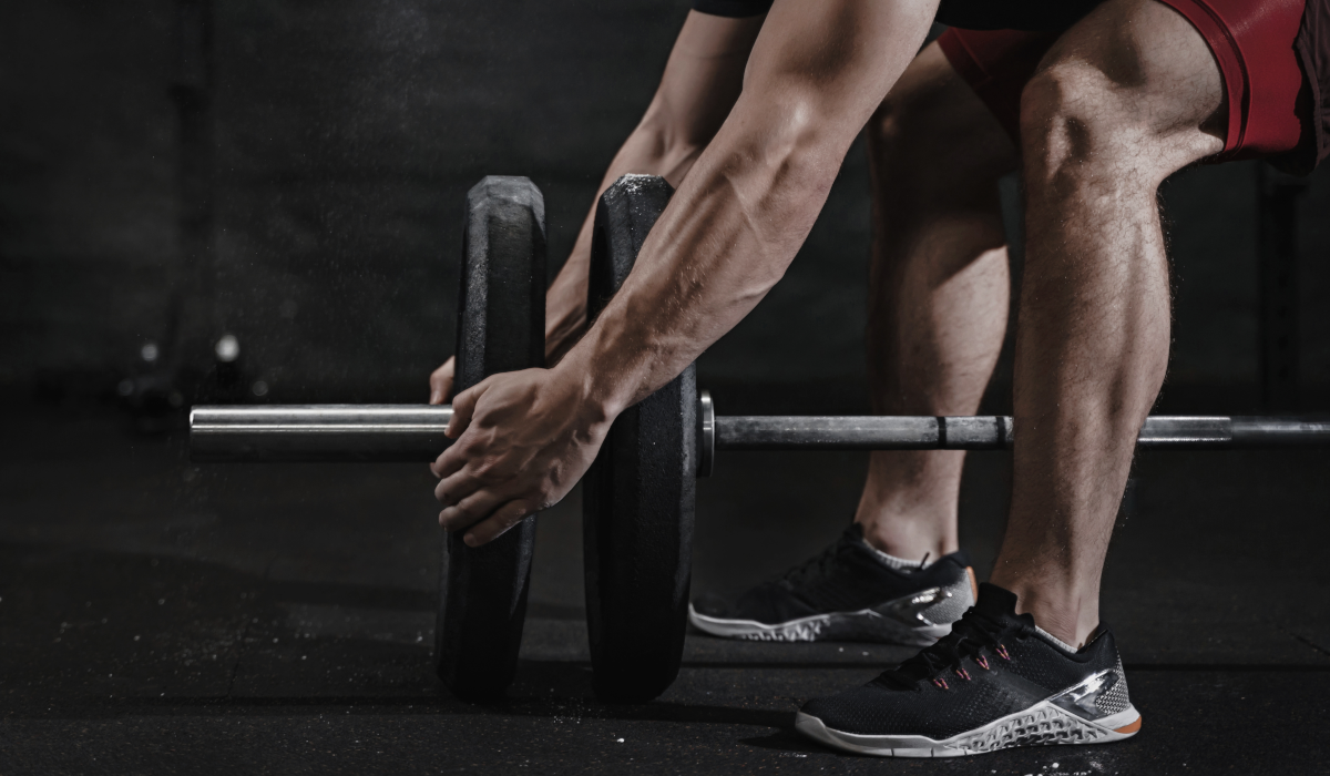 weights being added to bar