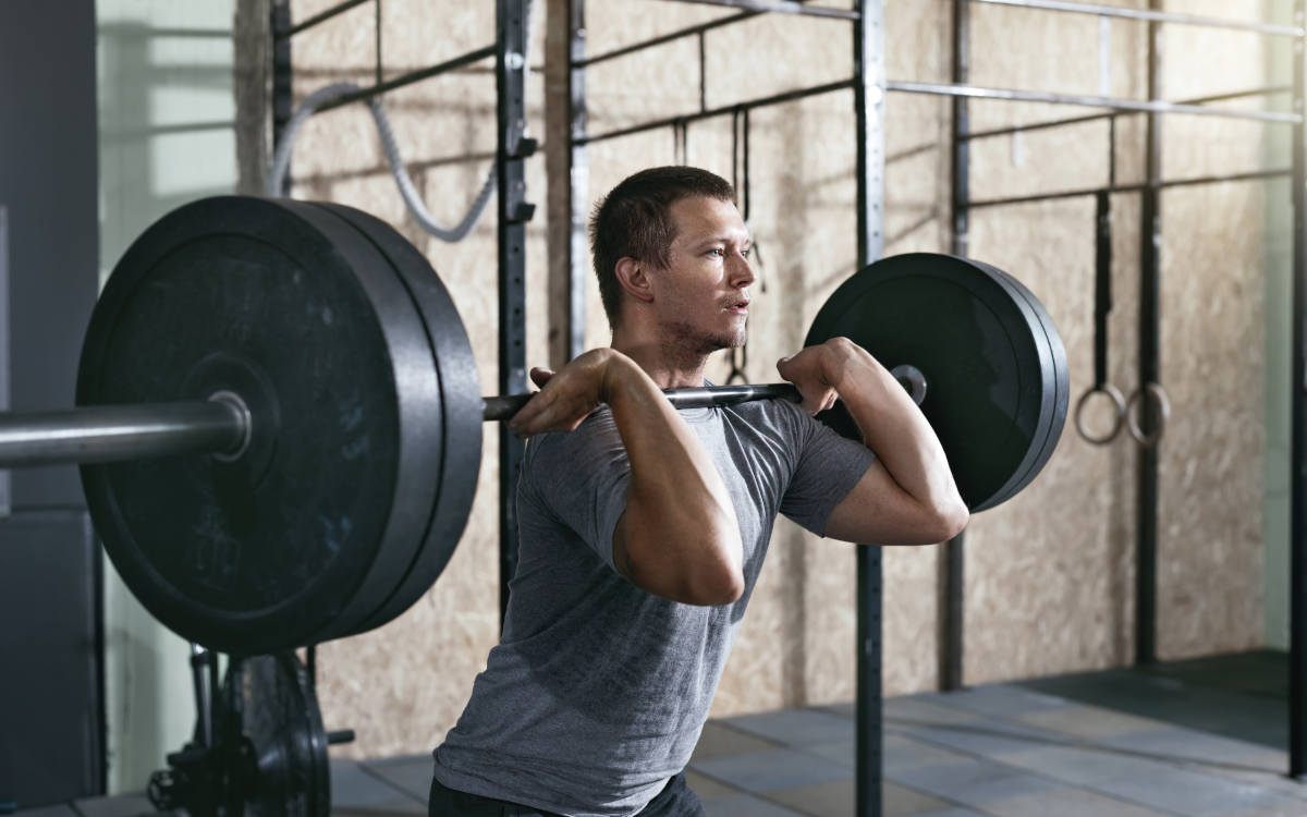 Lifting weights to gain mass