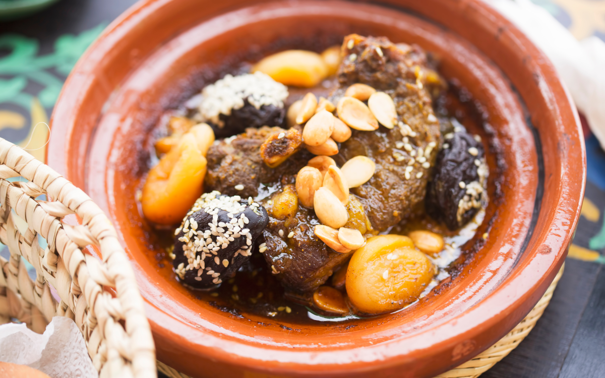 LAMB AND APRICOT TAGINE