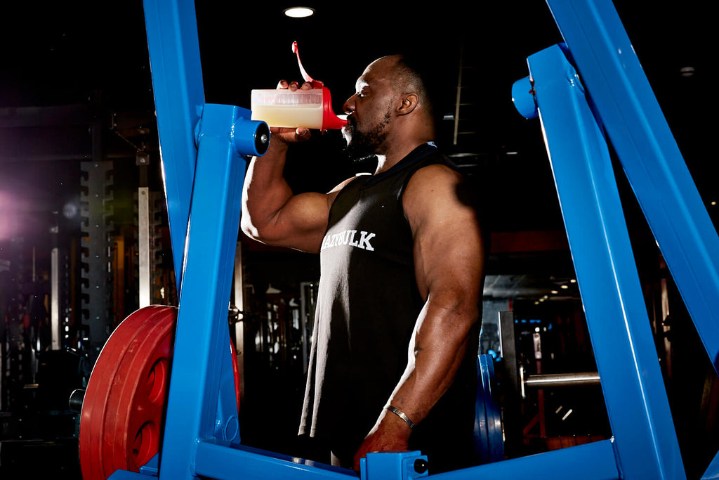 bodybuilder drinks supplement