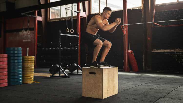 man doing cardio exercise