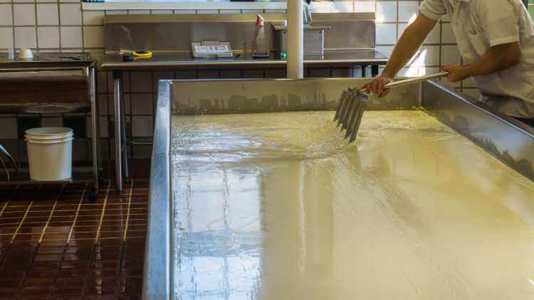 Container of liquid whey