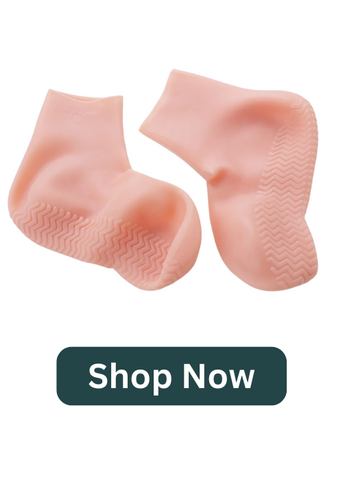 Buy Fulkiza Silicon Gel Heel Socks Pad Heel Pain Relief For Plantar  Fasciiti Heel Support (Grey) Online at Best Prices in India - JioMart.