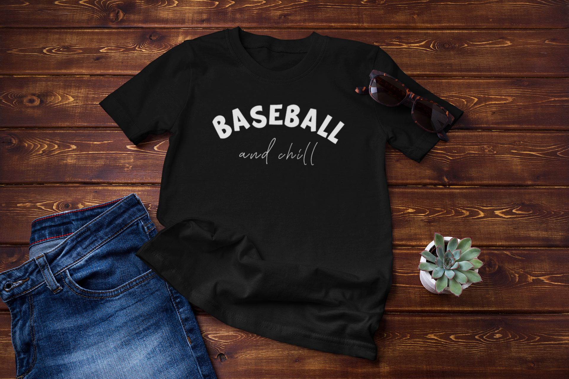 chill baseball shirt