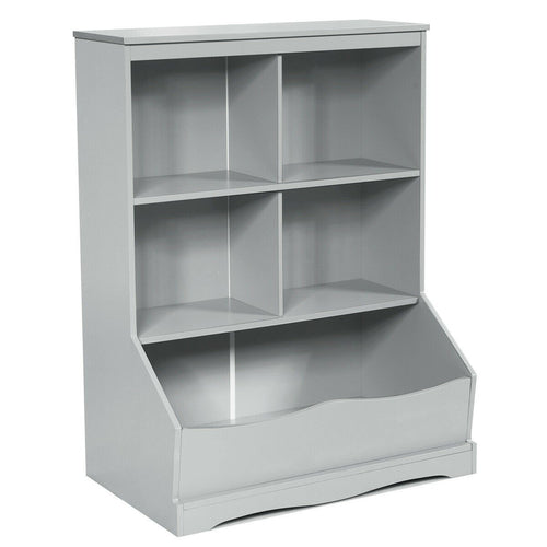 Space-Efficient Kids Storage Organizer for Small Bedrooms, Corner Shelf,  Grey, 1 Unit - Fry's Food Stores