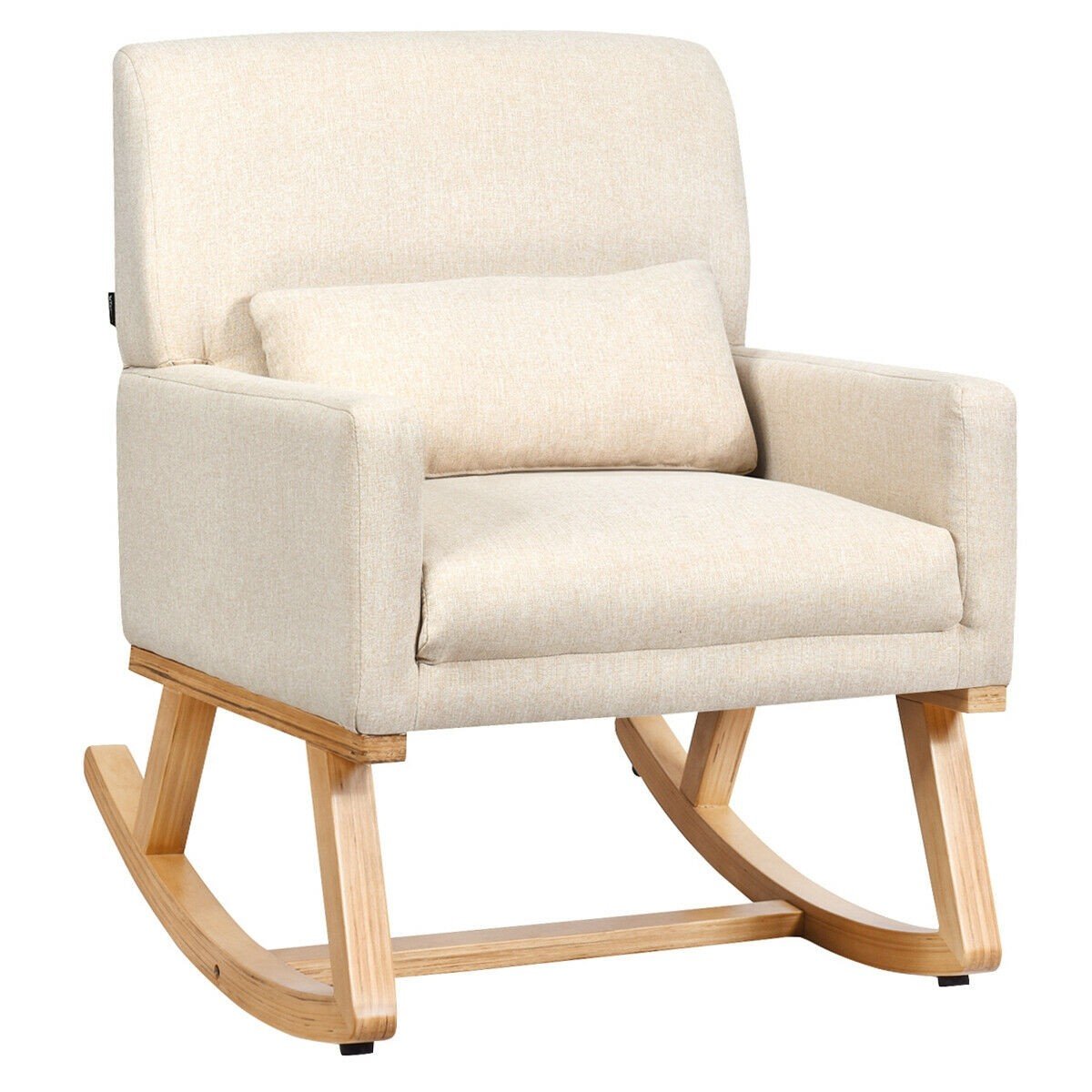 rocking chair with lumbar support