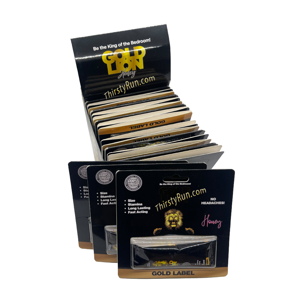 Gold Lion Honey (24 Sachets - 15 G) – ThirstyRun.com