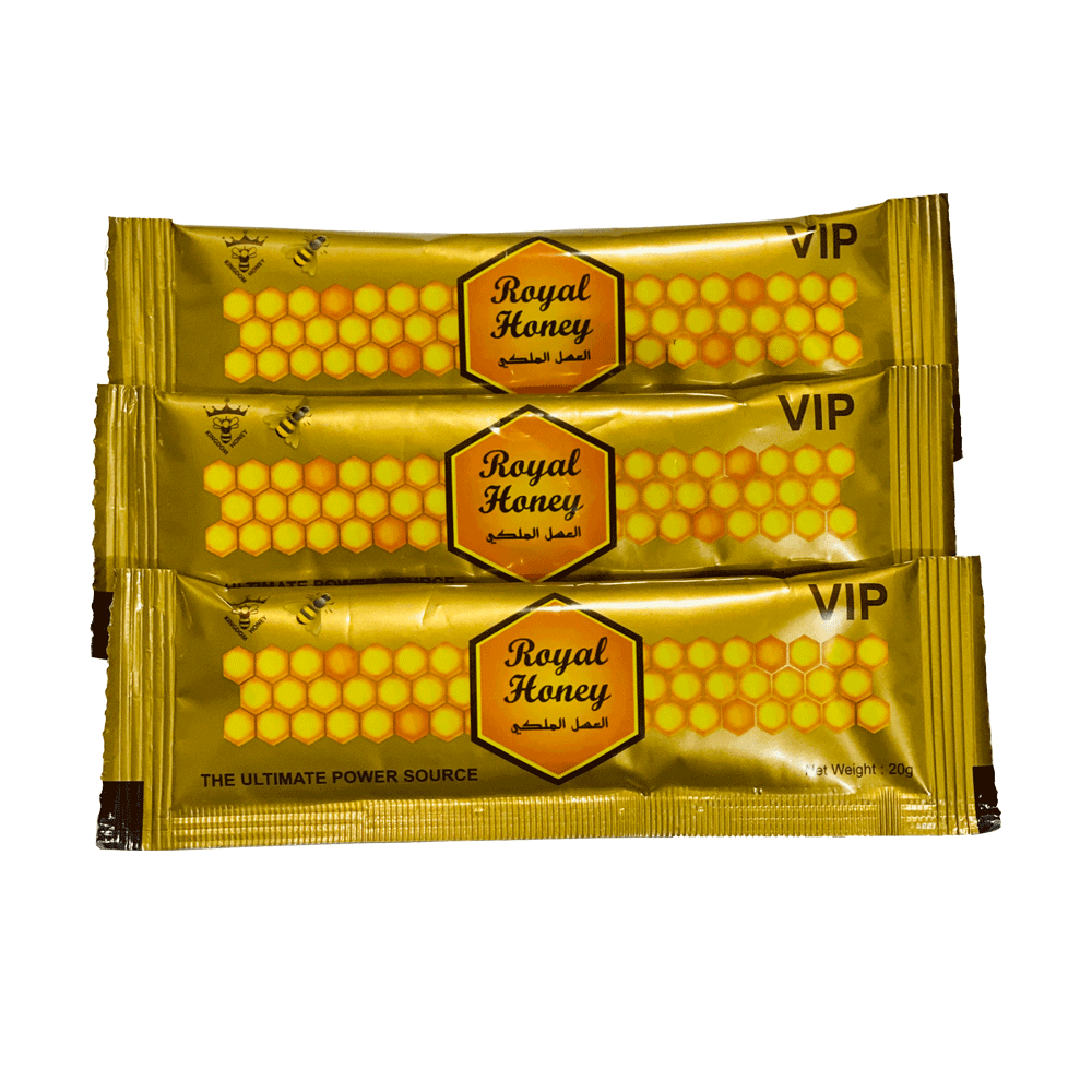 2 Packs Of Royal Honey For Men Gold 12 Sachets 20 G
