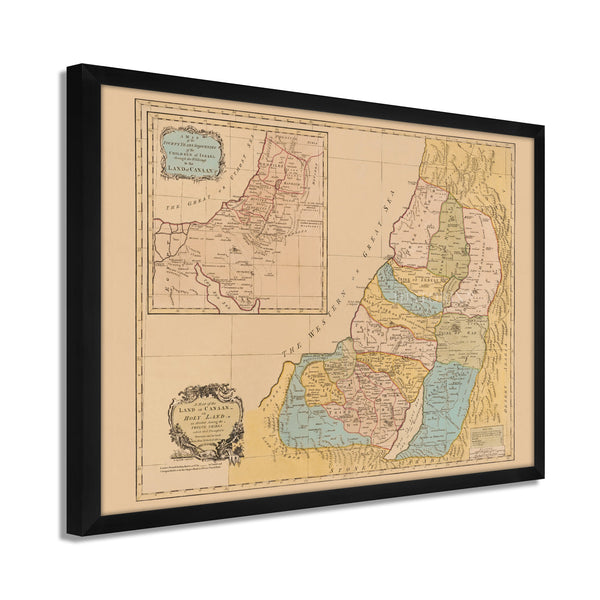 1760 Land of Canaan Holy Land Map