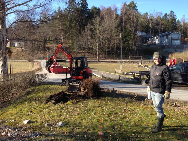 Här ska det blir en parkering!