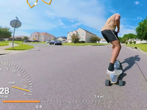 High performance electric skateboard