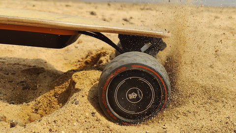 Powerful electric skateboard