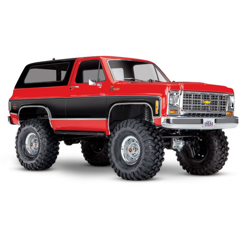 Traxxas TRX4 1979 Chevy Blazer 1/10 Crawler, XL-5 HV, Titan 12T Red